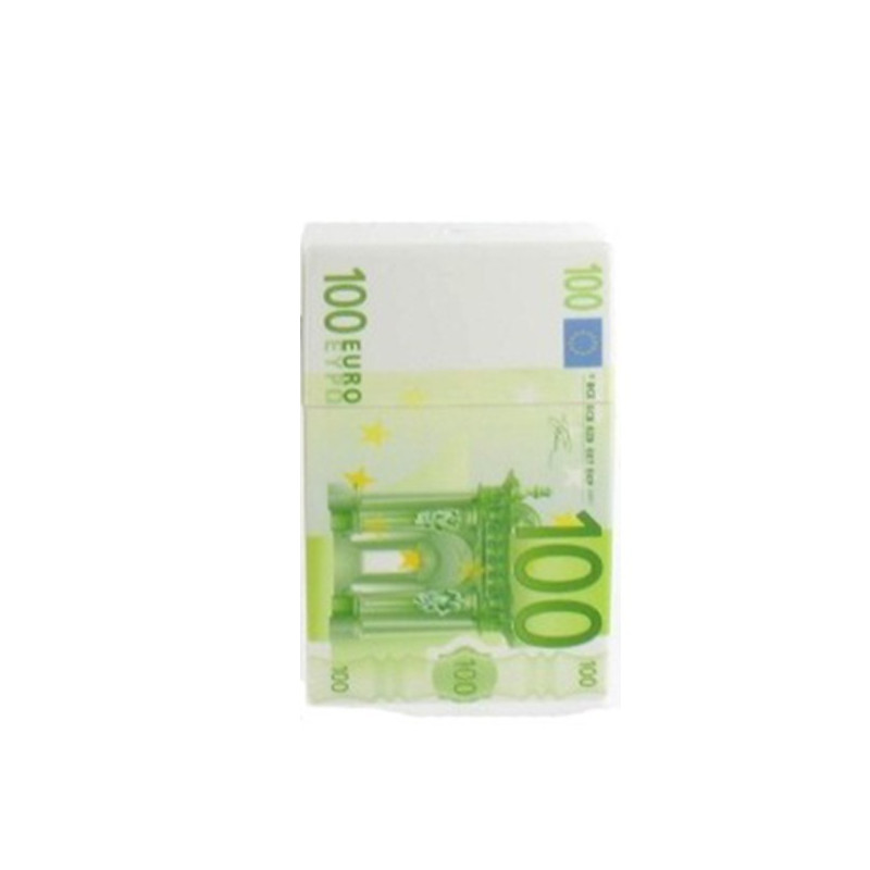 BOITE CIGARETTES PLASTIQUE 20' BILLET 100 VERT