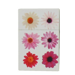 BOITE CIGARETTES PLASTIQUE 20' MOTIF MULTI FLEURS