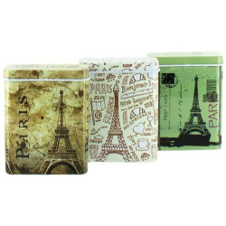 BOITE CIGARETTES - TOUR EIFFEL FOND CARTE POSTAL