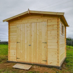 Tuindeco - Cabanon bois massif  5,4m² - 19mm -  Valery