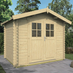 Tuindeco - Cabanon bois massif  4,4m² - 28mm -  Robert