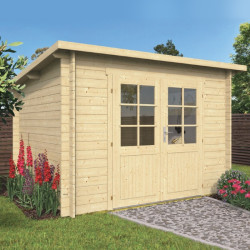 Tuindeco - Cabanon bois massif  5,9m² - 28mm -  Mila