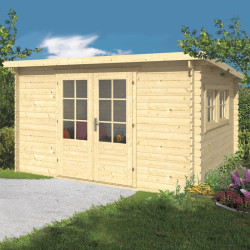 Tuindeco - Cabanon bois massif  10,1m² - 28mm -  Loya