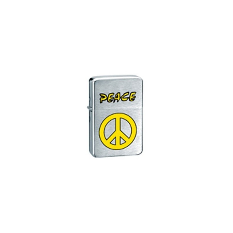 Belflam Oil - Le Briquet Essence Peace Jaune Modele 2