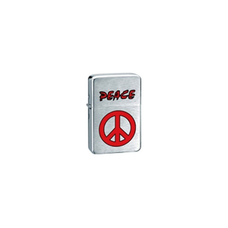 Belflam Oil - Le Briquet Essence Peace Rouge Modele 4