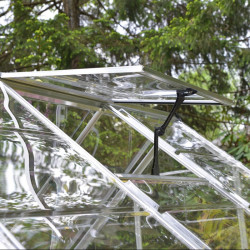 Canopia - Serre de terrasse en polycarbonate - Harmony Silver - 180x420cm  (sur commande)