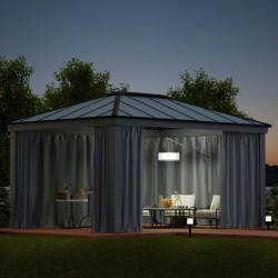 Canopia - Rideaux extérieurs - Gazebo Dallas 4300