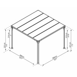 Canopia - Pergola - Gazebo Milano 3000