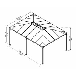 Canopia - Pergola - Gazebo Martinique 5000