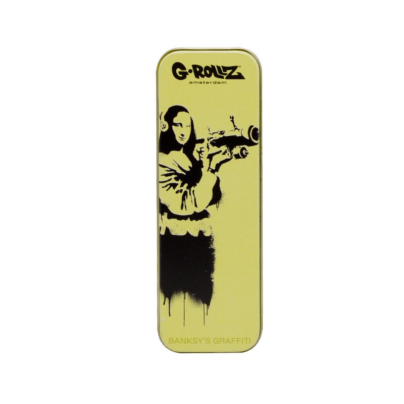 Boite métal - Banksy's Graf - Mona Launcher 12X4X2.5CM - G-Rollz