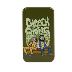 Boite métal - Cheech et Chong - Carte hippie - Médium - 11,5X6,5X2.3CM - G-Rollz