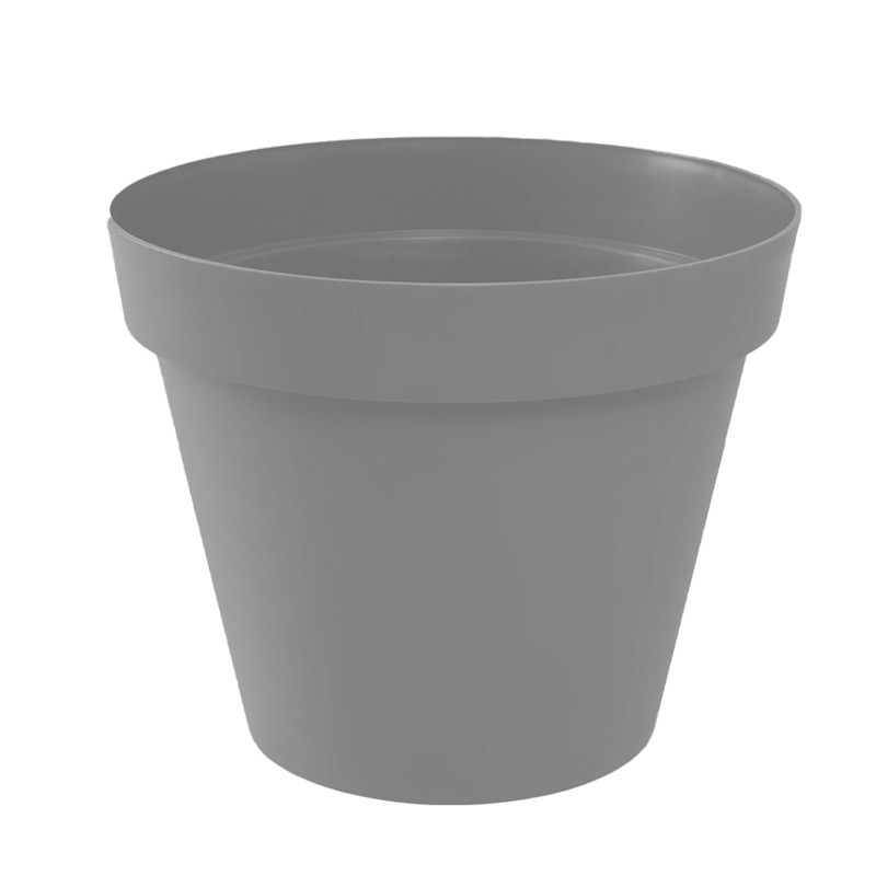 EDA - Pot rond Toscane Ø15cm 1.6L gris béton