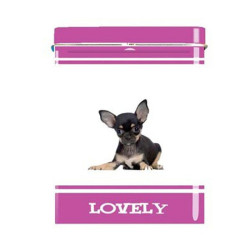 Etui à cigarettes - Chiot Chihuahua Noir