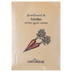 La ferme Sainte Marthe - 1500 graines AB - Assortiment de carotte saison après saison