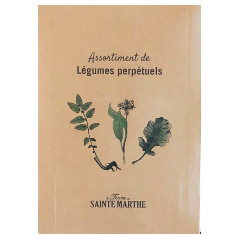 La ferme Sainte Marthe - 50 graines AB - Assortiment de légumes pérpetuels