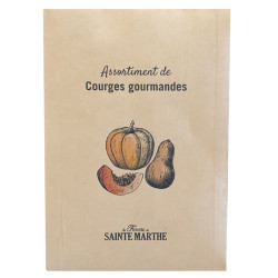 La ferme Sainte Marthe - 15 graines AB - Assortiment de courges gourmandes