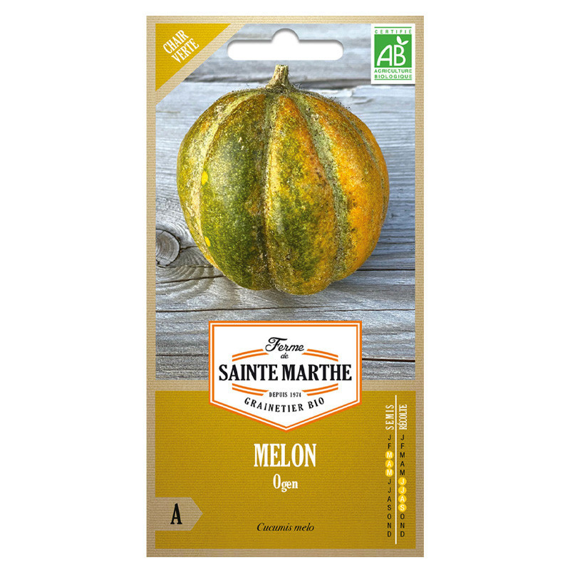 La ferme Sainte Marthe - 15 graines AB - Melon Ogen