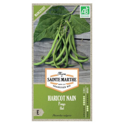 La ferme Sainte Marthe - Env.310 graines AB - Haricot Nain Pongo Filet Mangetout