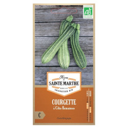 La ferme Sainte Marthe - 15 graines AB - Courgette Costates Romanesco