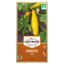 La ferme Sainte Marthe - 15 graines AB - Courgette Jaune