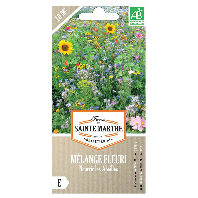 La ferme Sainte Marthe - 20g AB - Nourrir les Abeilles - Mélange fleuri