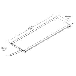 YUKON SHED UTILITY SHELF KIT