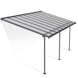 SIERRA PATIO COVER 3X5.46 GREY CLEAR