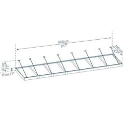 CANOPY SOPHIA XL 7000 GREY CLEAR